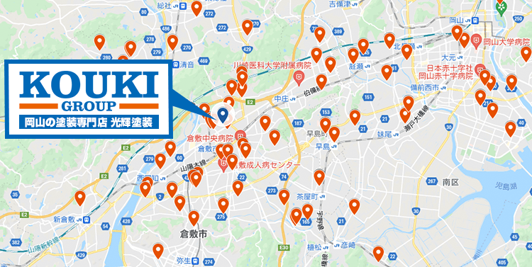 岡山県エリア地図