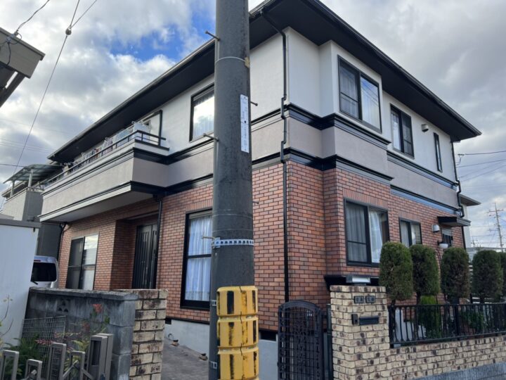【倉敷市】　K様邸/外壁・屋根塗装工事