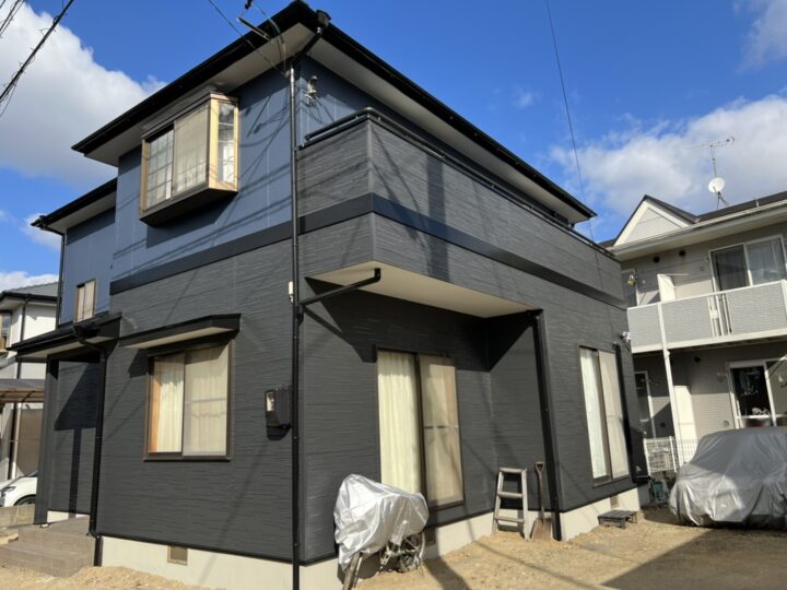 【倉敷市】　H様邸/外壁・屋根塗装工事
