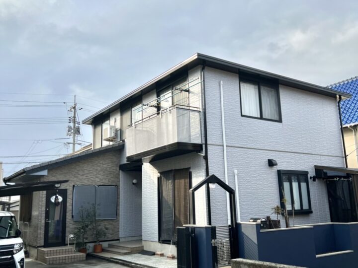 【倉敷市】　N様邸/屋根・外部塗装・波板交換工事
