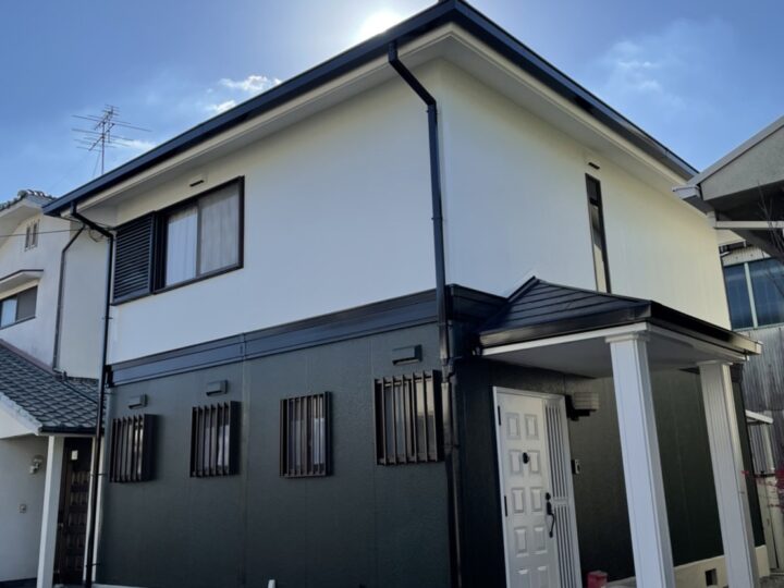 【岡山市】　S様邸/外壁・屋根塗装・ベランダ改修工事