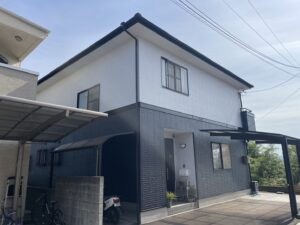 【岡山県都窪郡】T様邸/外部塗装防水工事