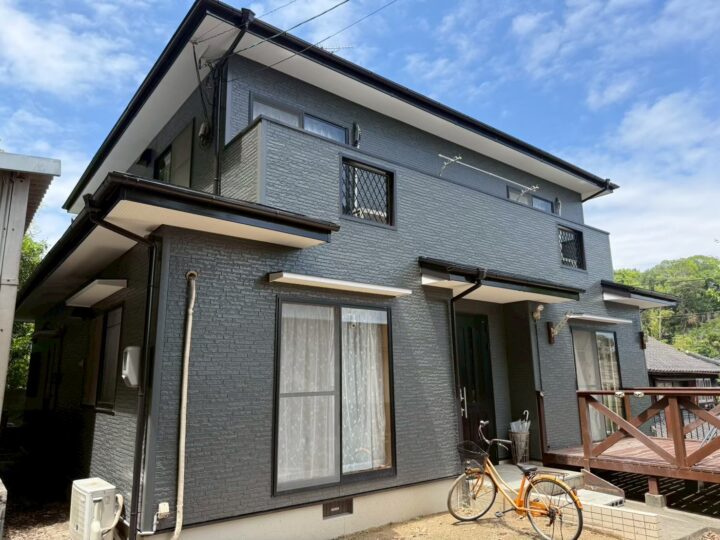 【岡山県都窪郡】J様邸/外部塗装防水工事