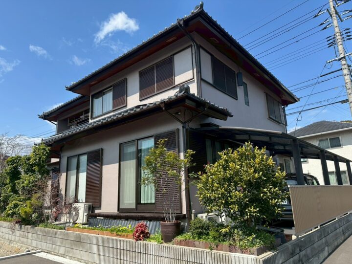 【岡山県岡山市南区】Y様邸/外部塗装防水工事