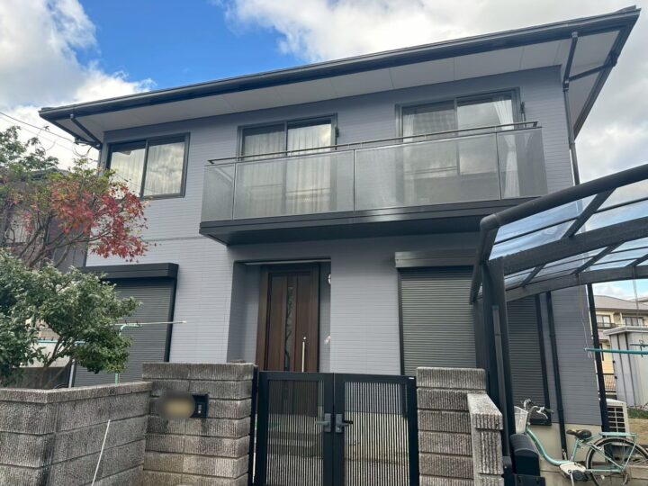 【岡山県倉敷市】S様邸/外部塗装防水工事