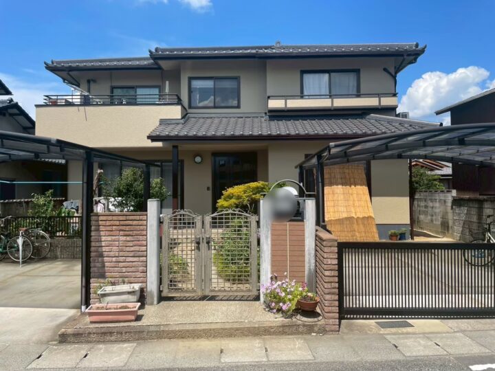 【岡山県総社市】H様邸/外部塗装防水工事