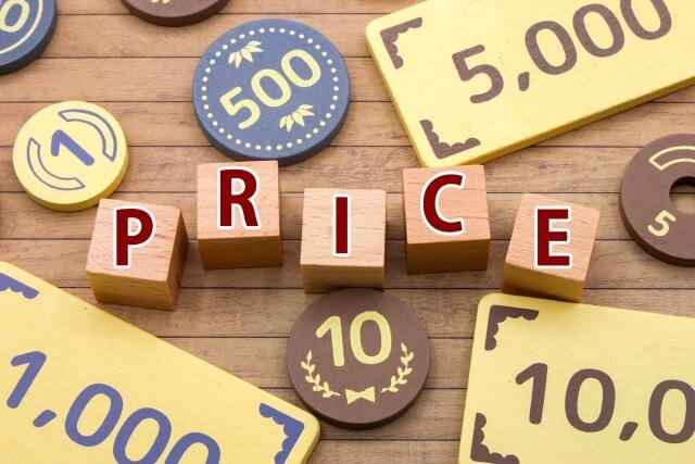 PRIICEの表記のある画像