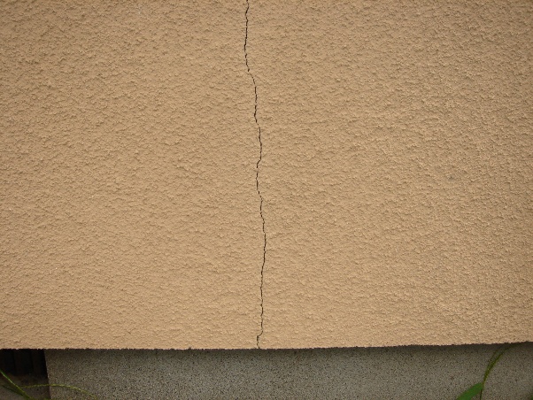 ひび割れを表した画像