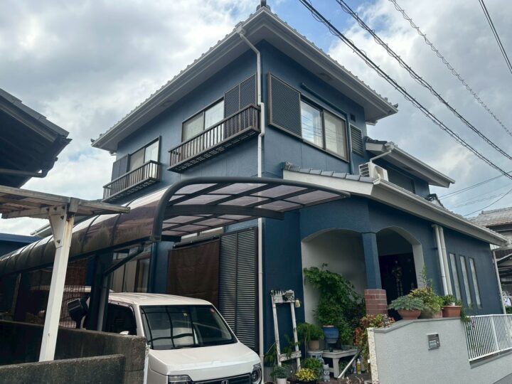 【岡山県倉敷市】K様邸/外部塗装防水工事