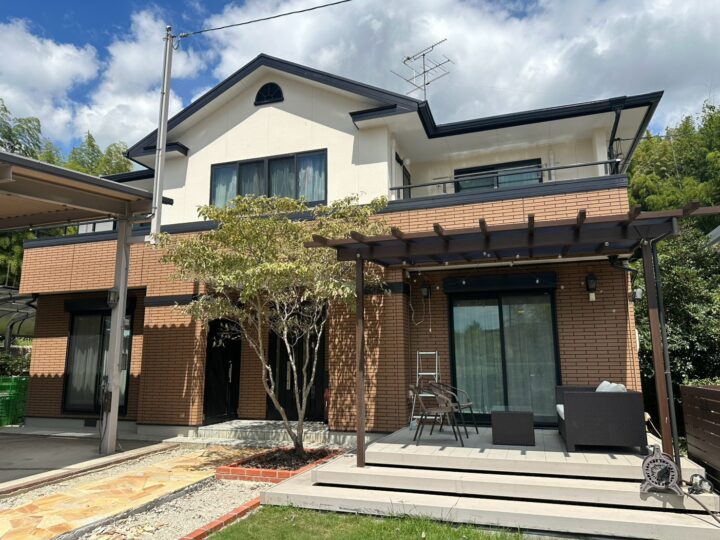 【岡山県倉敷市】H様邸/外部塗装工事