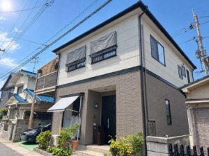 【岡山県岡山市北区】H様邸/外部塗装防水工事